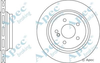 APEC BRAKING dsk2681 -  Тормозной диск